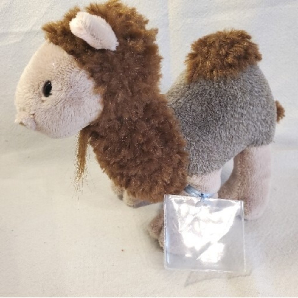 Webkinz Curly Camel Plush Brown Stuffed Animal Toy No Code 10" Ganz